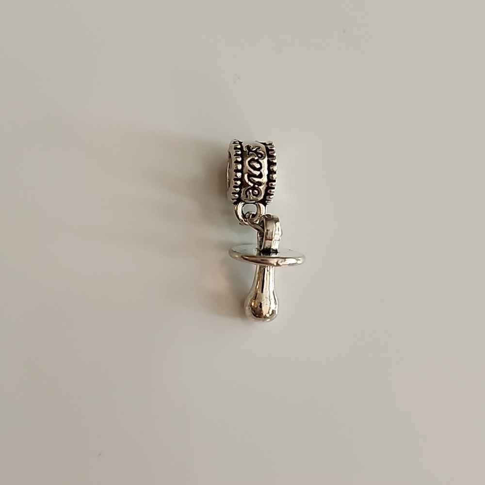BABY Pacifier Charm for European Style Bracelets Fits Pandora Systems